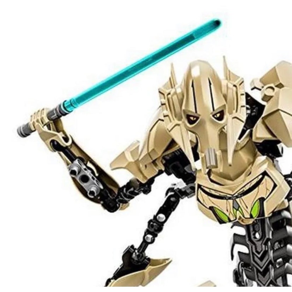Star Wars General Grievous Minifigure BigFig collectible NEW! - Picture 4 of 6
